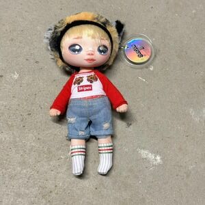 Rainy Dayz Series 1 Doll Stripes Tiger‎ Shirt Denim Shorts Headband Cute